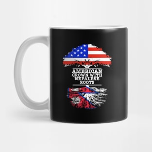 American Grown With Nepalese Roots - Gift for Nepalese With Roots From Nepal Mug